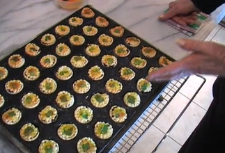Feuilletés aux olives et au chèvre