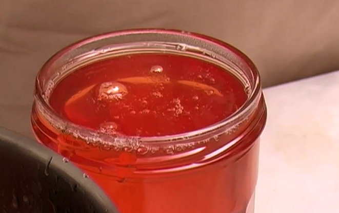 Gelée de pommes au cidre