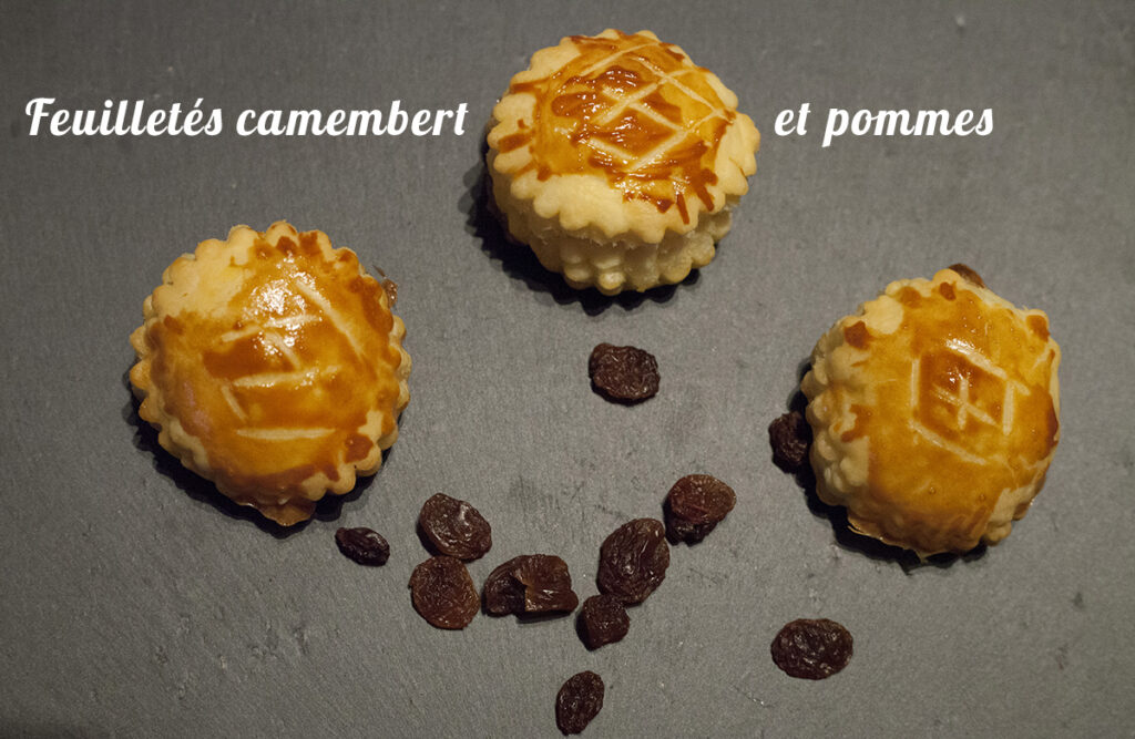 Feuilletés camembert et pommes